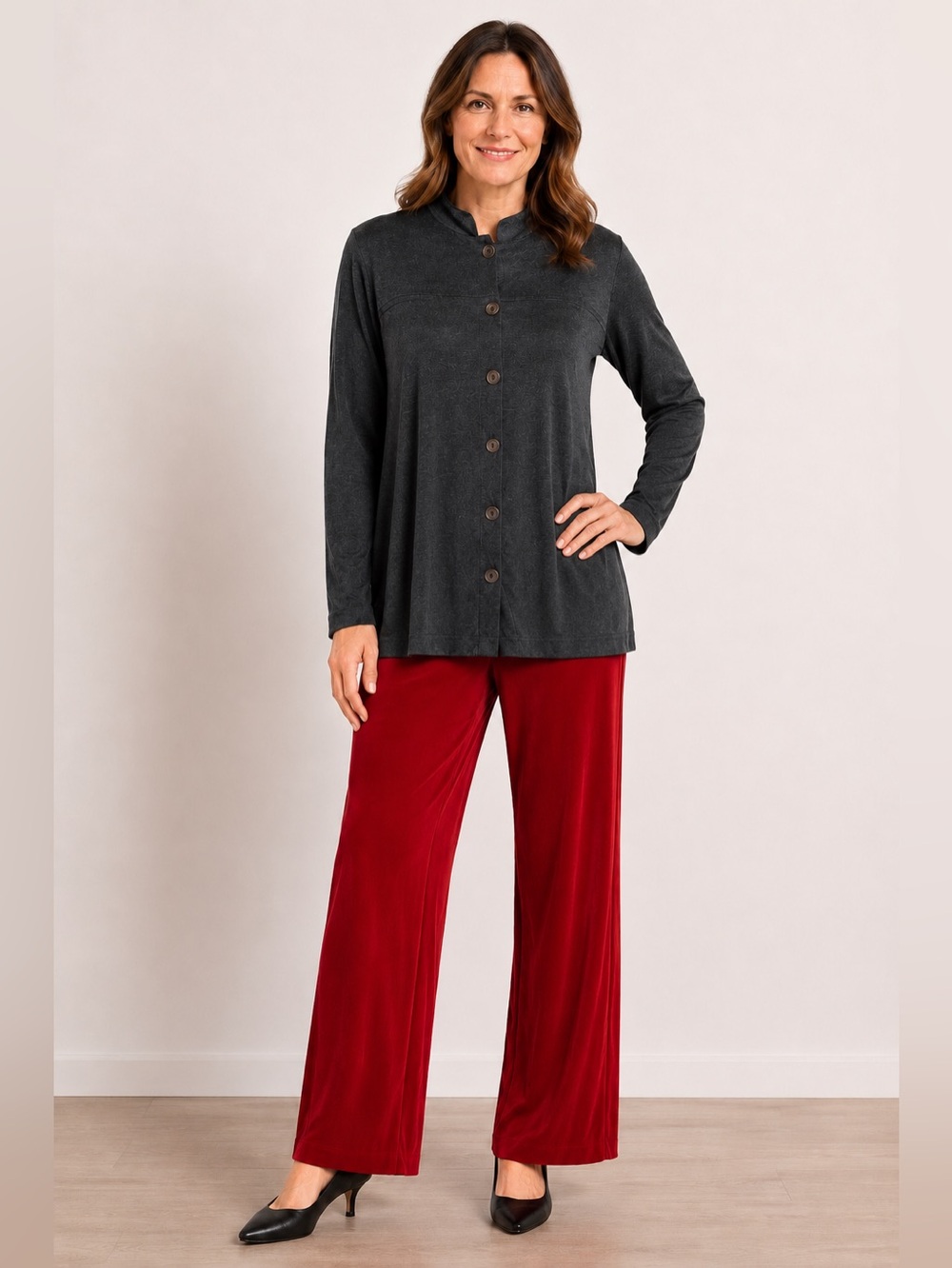 Chicos Button-Up Cardigan Jacket Size Large Chicos size 2